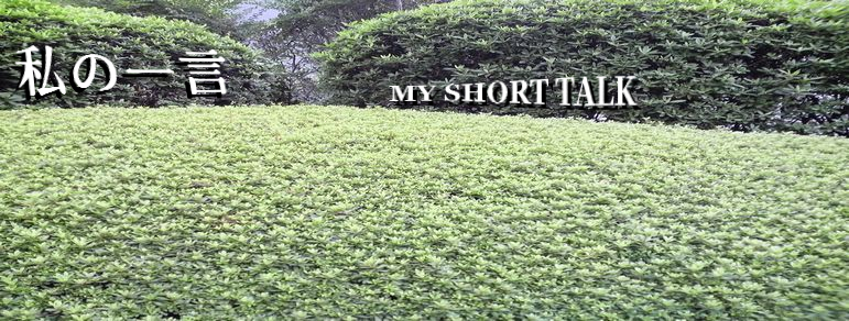 ̈ꌾ   MY SHORT TALK